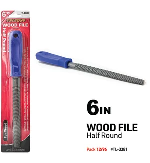 WB - TL-3381- 6'' File For Wood  24PK
