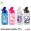 Kids Water Bottle Squeeze 16.9oz /.5Lt - Printed 50318-12PK